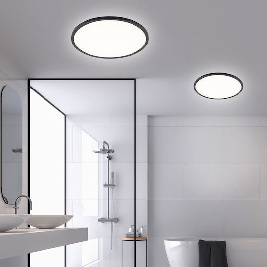 TK Lighting Plafonieră de Tavan Baie Turcoaz cu LED Integrat