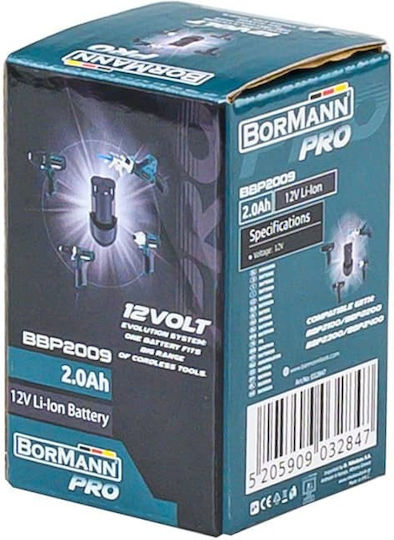 Bormann Werkzeugbatterie Lithium 12V mit Kapazität 2Ah BBP2009