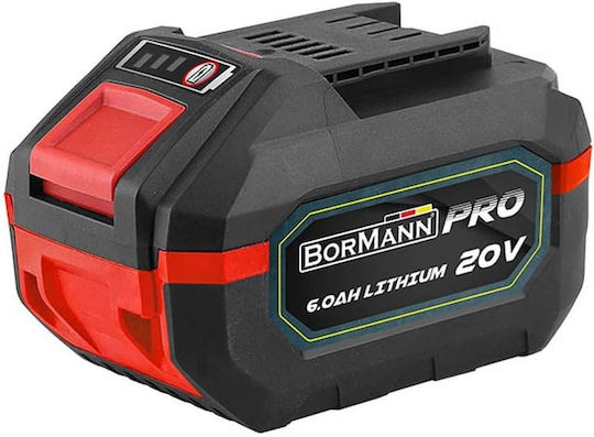 Bormann Pro Μπαταρία Εργαλείου Λιθίου 20V με Χωρητικότητα 6Ah BBP1006 Pro