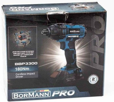 Bormann Pro BBP3300 Impact Screwdriver Battery Solo 20V