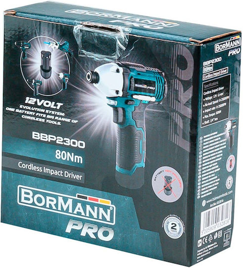 Bormann Pro BBP2300 Impact Screwdriver Battery Solo 12V