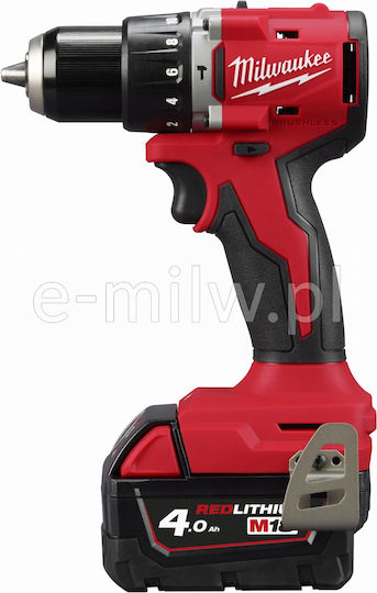 Milwaukee M18 BLPDRC -422C Κρουστικό Δραπανοκατσάβιδο Μπαταρίας Brushless 18V 1x4Ah & 1x2Ah