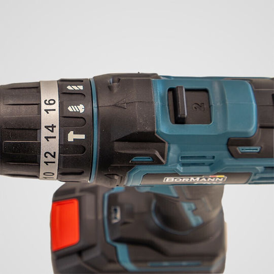 Bormann Pro 078616 Percussive Brushless Battery Drill Driver 20V 1x2Ah