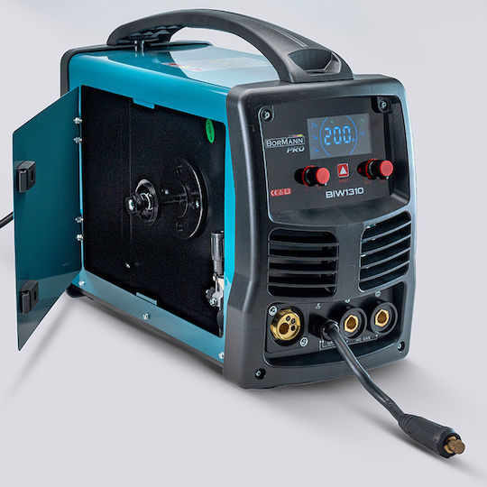 Bormann Pro BIW1310 Schweißmaschine Wechselrichter MIG / MMA mit maximalem Schweißstrom 200A und Einschaltdauer 60%