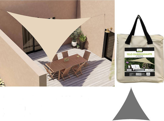 General Trade Triunghi Umbrela Sail Ecru 3m 200gr/m²