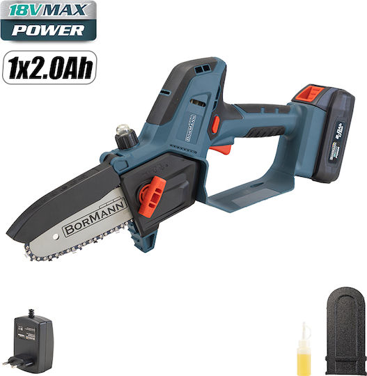Bormann BCD4050 Κλαδευτικό Αλυσοπρίονο Μπαταρίας 1x2Ah 20V 2.2kg με Λάμα 15cm