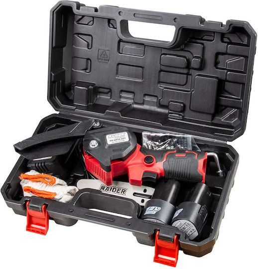 Raider Pruning Battery Chainsaw 2x2Ah 12V 0.87kg with Blade 10.16cm