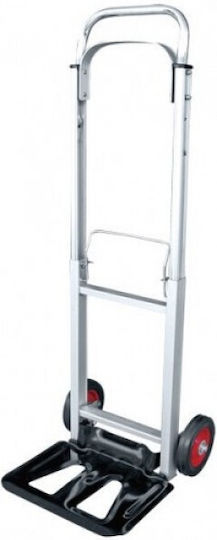 Bormann Transport Trolley BWR9001 Foldable for Weight Load up to 90kg Silver