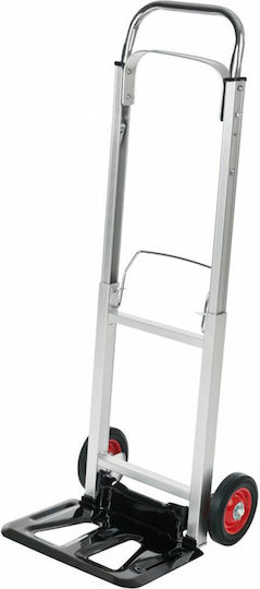 Bormann Transport Trolley BWR9001 Foldable for Weight Load up to 90kg Silver