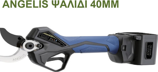 Agelis Pruning Shears Battery Brushless 21V 2x4Ah/4Ah with Maximum Cutting Diameter 40mm in Carrying Case