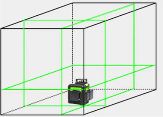 Bormann Pro BDM6900 Αυτορυθμιζόμενο Γραμμικό Αλφάδι Laser Πράσινης Δέσμης με Εύρος Εργασίας 30m