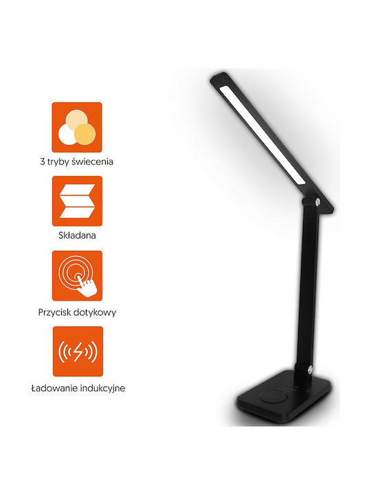 LED Schreibtischlampe in Schwarz Farbe