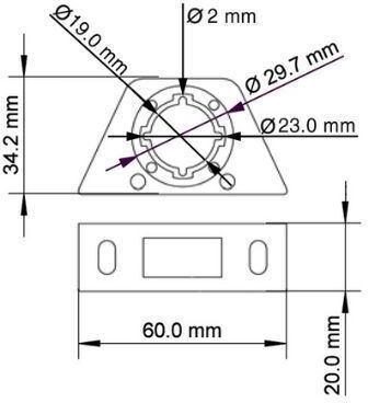 Ampire W95444 Καλώδιο Επέκτασης Usb 2.0 60cm