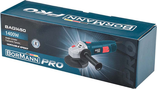 Bormann Pro BAG1450 Grinder 125mm Electric 1400W with Speed Control