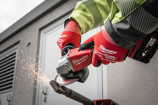 Milwaukee BLSAG125X-402X Τροχός 125mm Μπαταρίας Brushless 2x4Ah