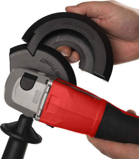 Milwaukee BLSAG125X-402X Τροχός 125mm Μπαταρίας Brushless 2x4Ah