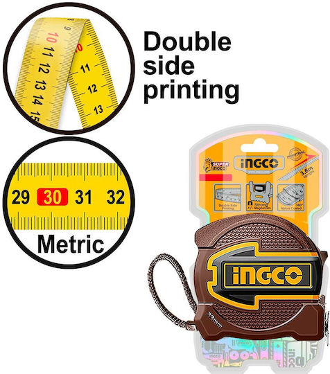 Ingco Tape Measure with Magnet 32mm x 5m