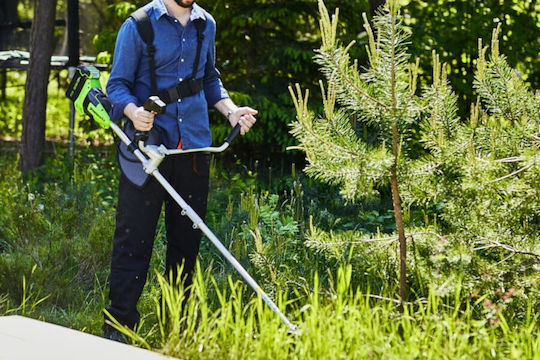 Greenworks Trimmer Χορτοκοπτικό Ώμου / Χειρός Μπαταρίας 40V Solo 4.5kg Brushless