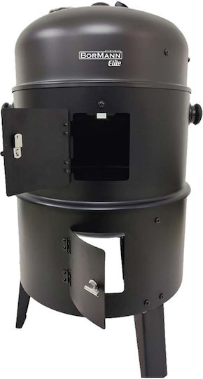Bormann BBQ1970 Charcoal Grill with Lid and Thermometer 37cmx37cm