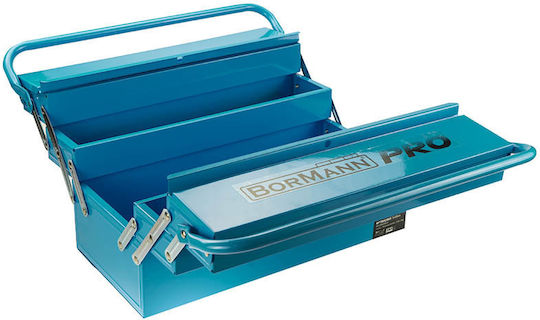 Bormann Pro BTB1070 Hand Tool Case Metallic 7 Slots Dimensions: W53xD20xH25cm