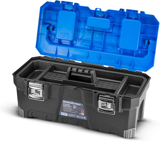 Bormann Pro Hand Tool Case Plastic with Tobacco Case Dimensions: W67.6xD31.4xH30cm