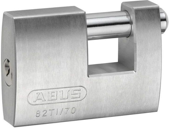 Abus Titalium 82τι/70 Стоманено Лукето Моноблок с ключ 12мм 1бр