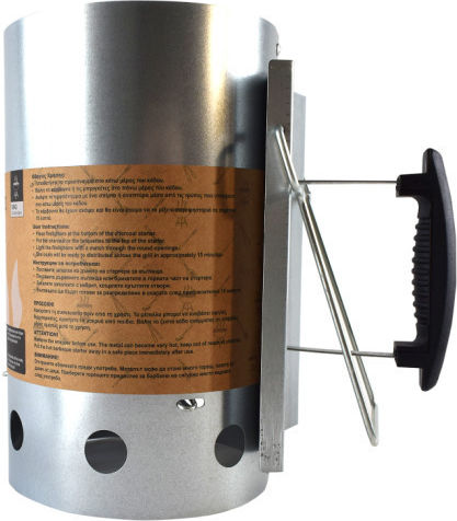 Home & Camp Chimney Starter for Grill Charcoal 19x30cm