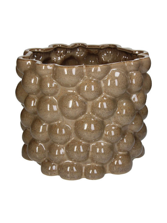 Kersten Blumentopf Keramik Braun