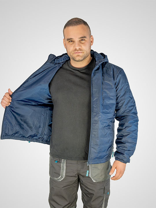 Bormann Verona Work Jacket with Hood Blue