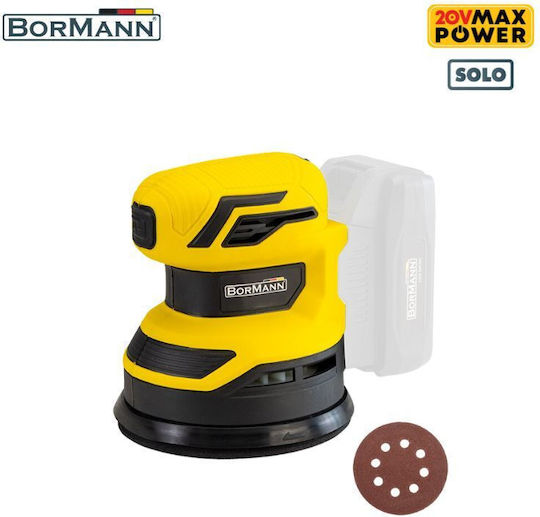 Bormann BCD2640 Έκκεντρο Τριβείο 125mm Μπαταρίας 20V Solo με Ρύθμιση Ταχύτητας και με Σύστημα Αναρρόφησης