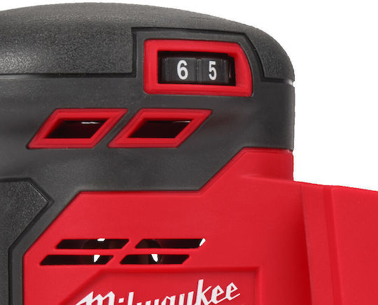 Milwaukee BQSS-502B Polizor orbital 18V 2x5Ah cu control de viteză și cu sistem de aspirare