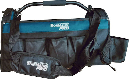 Bormann Pro BTB3000 Τσάντα Ώμου Ανοιχτού Τύπου Αδιάβροχη Μπλε