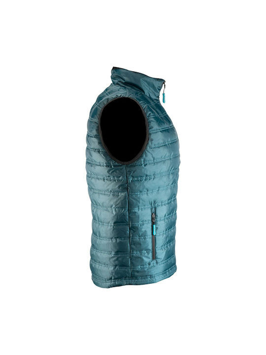 Bormann Pro Roma BPP7058 Men's Safety Vest Turquoise with Coating