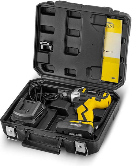 Bormann BCD2620 Impact Wrench Battery 20V 1x2Ah with Socket 1/2"