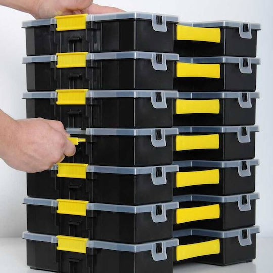 Stanley Fatmax Organizatoare pentru Compartimentul de Unelte 10 Locuri cu Cutii Detașabile Galbene 44.6x35.7x11.6cm. 2buc