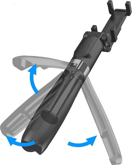 Verk Group Selfie-Stick Handy-Stative Bluetooth Schwarz