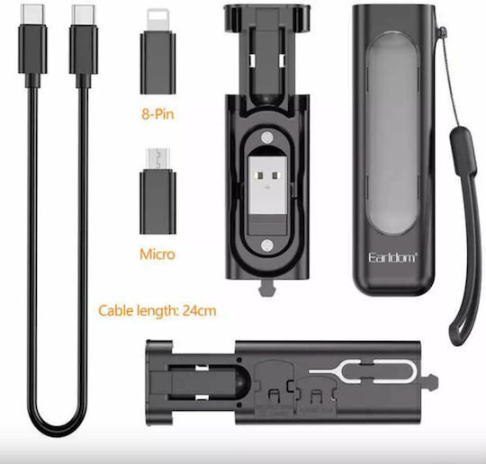 Earldom Et-mr02 Portable Multifunctional Cable Set Pd 60w Fast Charging