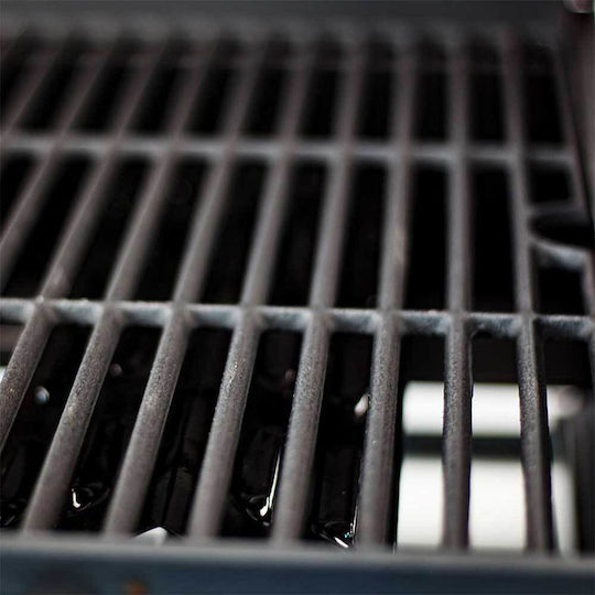 Bormann Elite BBQ2000 Gasgrill Gusseisen Rost 45cmx45cmcm mit 2 cm 7.2kW