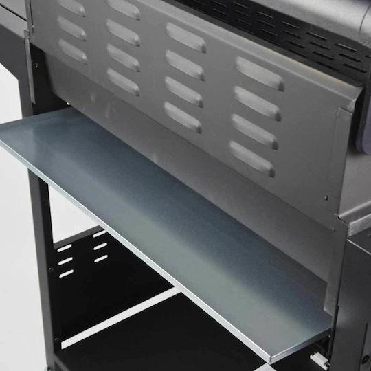 Bormann Elite BBQ4100 Gas Grill with 4 pcs 14.4kW and Side Burner