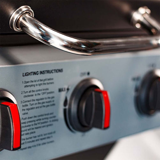 Bormann Elite BBQ3000 Газово Барбекю Чугунена Решетка 60брx45брсм. с 3 бр 10.8кВт