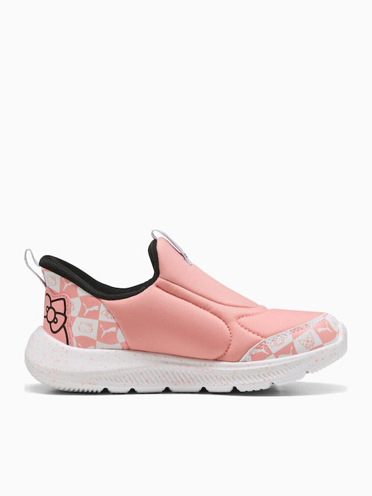 X Hello Kitty Αθλητικά Παιδικά Παπούτσια Running Slip-On Ροζ