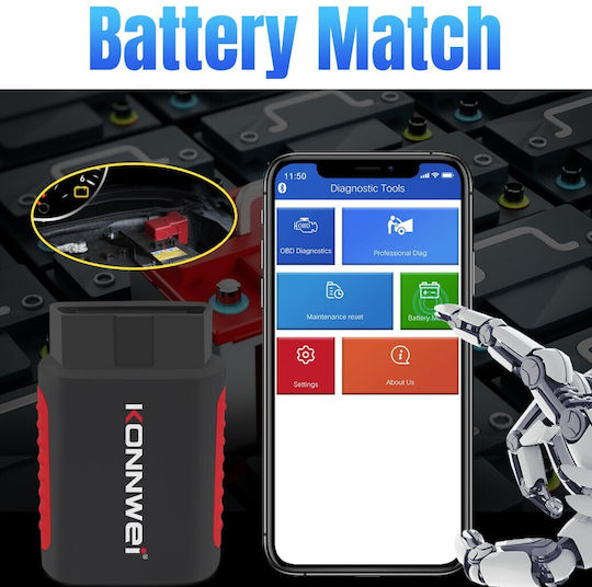 Διαγνωστικό Αυτοκινήτου OBD 2 με Bluetooth