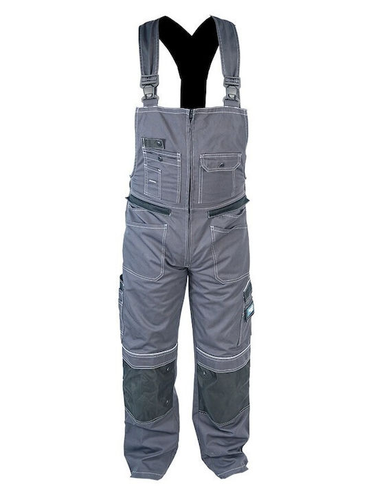 Bormann Pro Milano Work Coveralls Dungarees Cotton Gray