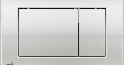 Alcadrain Alca Plast M271 Wc Control Plate Polished Chrome Πλακέτα για Καζανάκια Διπλής Λειτουργίας