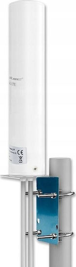 Qoltec 57045 Extern Wi-Fi-Antenne 4G Rundstrahlantenne 12dBi mit SMA-Anschluss