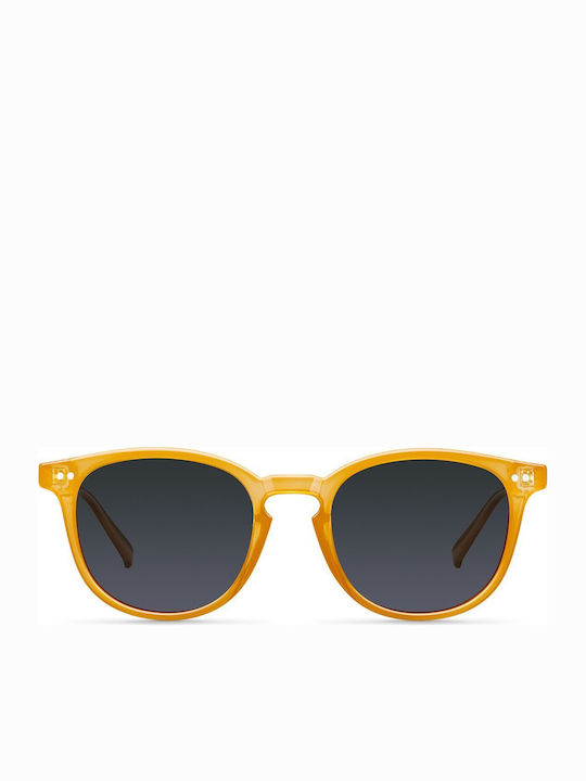 Meller Banna Unisex Sunglasses with Plastic Frame Amber Carbon BA-AMBCAR