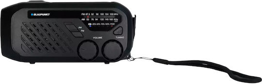 Blaupunkt Retro Solar cu USB Negru