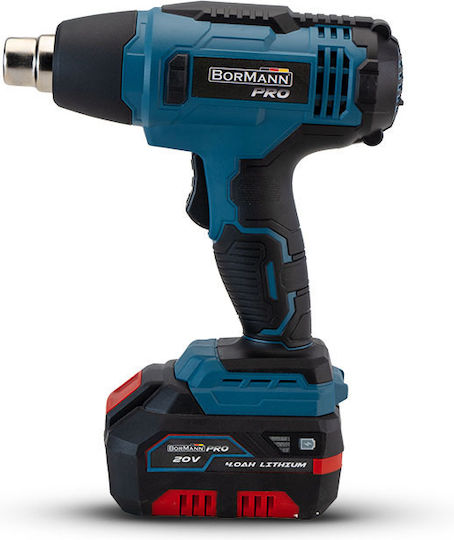 Bormann Pro BBP5250 Πιστόλι Θερμού Αέρα 20V Solo με Ρύθμιση Θερμοκρασίας εως και 550°C