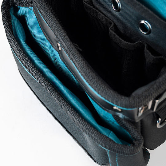 Bormann Pro BTB3200 Fabric Tool Belt with 12 Compartments and Hammer Slot