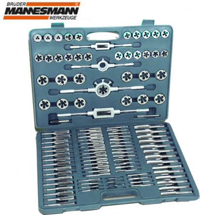 Mannesmann M53255 Σετ Κολαούζα & Φιλιέρες με Μανέλα από Χάλυβα 100τμχ